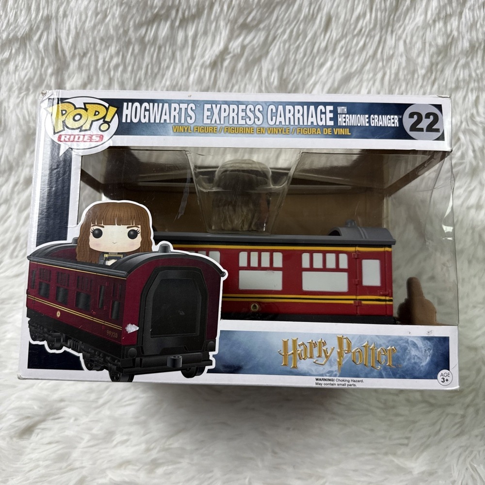 Funko Pop! Rides Harry Potter Hermione Hogwarts Express Carriage #22 2016 Boxed